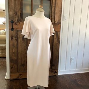 Light blush pink Calvin Klein dress, size 10